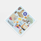 キプロスシンボル旅行愛好家 スタンダードランチョンナプキン (角)