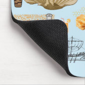 キプロスシンボル旅行愛好家 マウスパッド (コーナー)