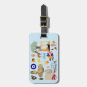 キプロスシンボル旅行愛好家 ラゲッジタグ (正面縦)