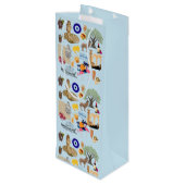 キプロスシンボル旅行愛好家 ワインギフトバッグ (裏面アングル)