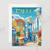 キプロスツーリングお土産 シーズンポストカード (正面/裏面)