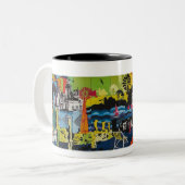 キプロスパラリンニグラフィティ ツートーンマグカップ (正面左)