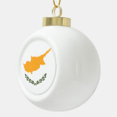 キプロスフラグ セラミックボールオーナメント (右)