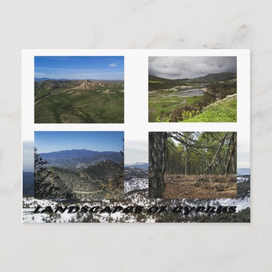 キプロスポストカードの風景 ポストカード (正面)