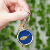 キプロスマップキーチェーン キーホルダー (手)