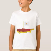 キプロスマップ Tシャツ (正面)