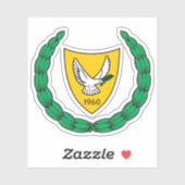 キプロス共和国の紋章（1960年～2006年） シール (シート)