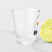 キプロス国旗のエンブレム動揺してヴィンテージ ショットグラス (左)