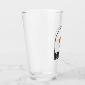 キプロス国旗のエンブレム動揺してヴィンテージ タンブラーグラス (右)