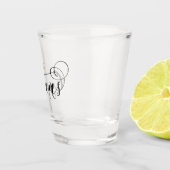 キプロス国旗のハート、キプロス ショットグラス (右)