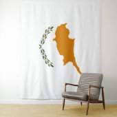 キプロス国旗タペストリー タペストリー (インサイチュ)