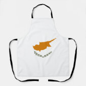 キプロス国旗 エプロン (正面)