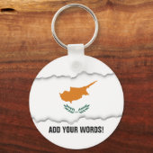 キプロス国旗 キーホルダー (正面)