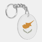 キプロス国旗 キーホルダー (正面左)