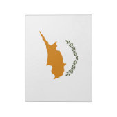 キプロス国旗（ギリシャ・キプロス） ノートパッド (回転)