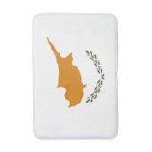 キプロス国旗(ギリシャ・キプロス) バスマット (正面縦)