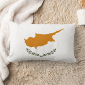 キプロス国旗（ギリシャ・キプロス） ランバークッション (ブランケット)