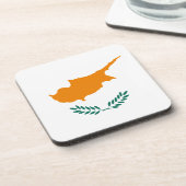 キプロス国旗 コースター (左側)