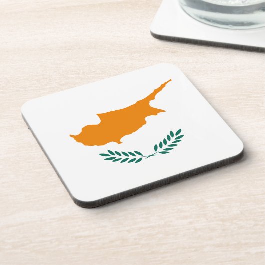 キプロス国旗 コースター (左側)