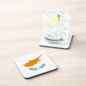 キプロス国旗 コースター (右側)