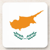 キプロス国旗 コースター (正面)