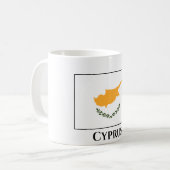 キプロス国旗 コーヒーマグカップ (正面左)
