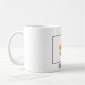 キプロス国旗 コーヒーマグカップ (左)