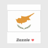 キプロス国旗 シール (シート)