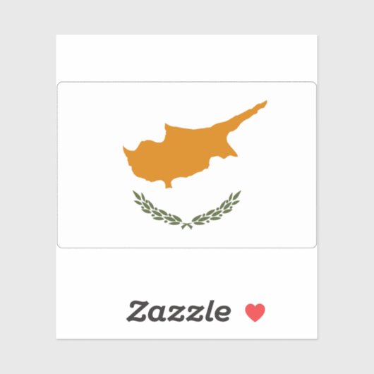キプロス国旗 シール (シート)