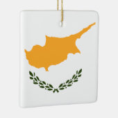 キプロス国旗 セラミックオーナメント (右)