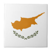 キプロス国旗 タイル (正面)