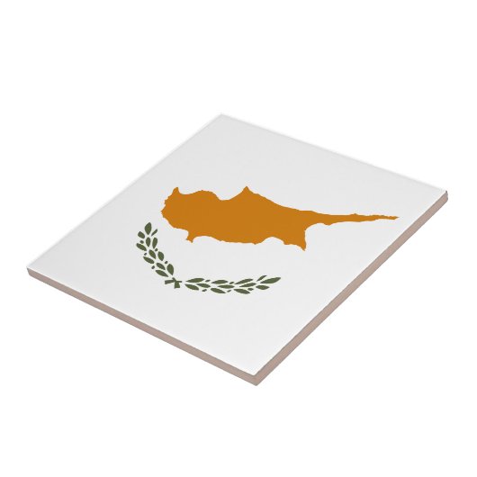 キプロス国旗 タイル (側面)