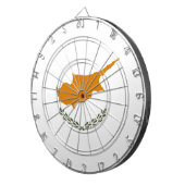 キプロス国旗 ダーツボード (正面右)