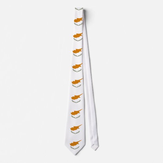 キプロス国旗 ネクタイ (正面)