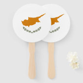 キプロス国旗 ハンドファン (正面&裏面)