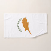 キプロス国旗 バスタオルセット (ハンドタオル)