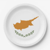 キプロス国旗 ペーパープレート (正面)