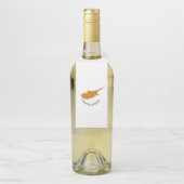 キプロス国旗 ボトルネックタグ (ボトル)