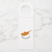 キプロス国旗 ボトルネックタグ (正面)