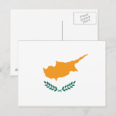 キプロス国旗 ポストカード (正面/裏面)