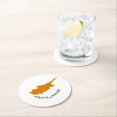 キプロス国旗 ラウンドペーパーコースター (インサイチュ)