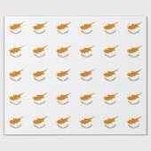 キプロス国旗 ラッピングペーパー (フラット)