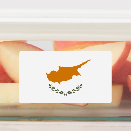 キプロス国旗 ラベル (貼付)