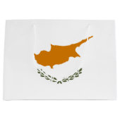 キプロス国旗 ラージペーパーバッグ (正面)