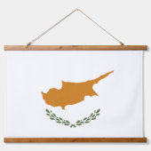 キプロス国旗 吊り下げ型タペストリー (正面)