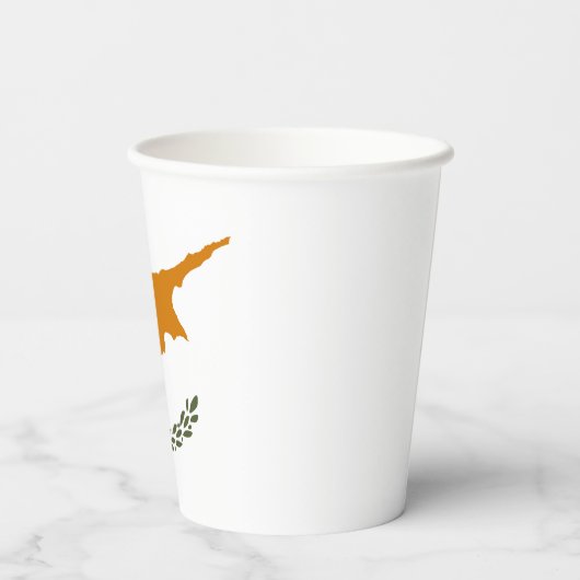 キプロス国旗 紙コップ (裏面)