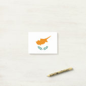 キプロス国旗Post-it®注 ポストイット (デスク上)