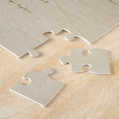 キプロス島の地中海の地図オールドアンティークブラウン ジグソーパズル (側面)