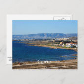 キプロス海岸線 ポストカード (正面/裏面)