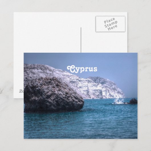 キプロス海岸 ポストカード (正面/裏面)
